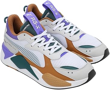 Buy Puma Unisex-Adult RS-X Toys White-Dark Amethyst Sneaker - 3 UK